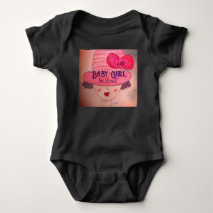 So geliebt! Baby Mädchen Strampler