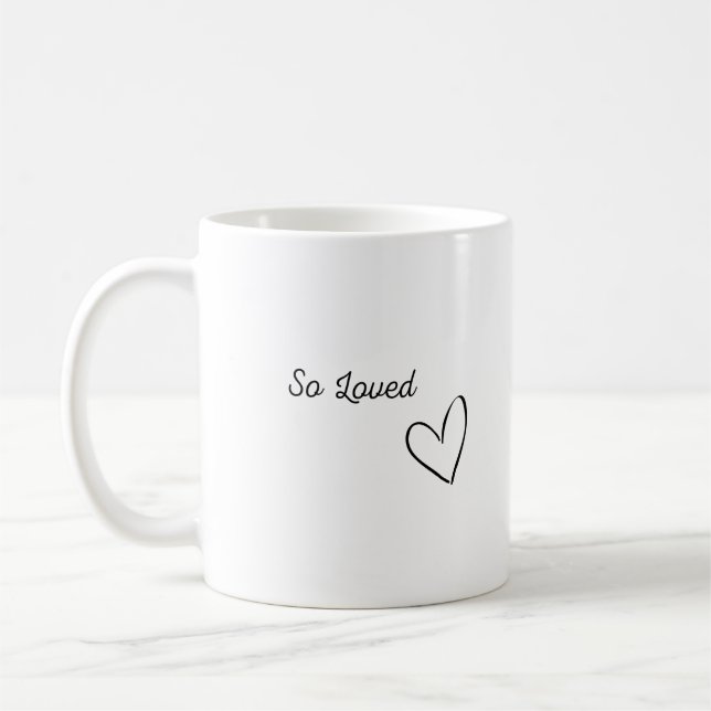 "So geliebte" Tasse (Links)