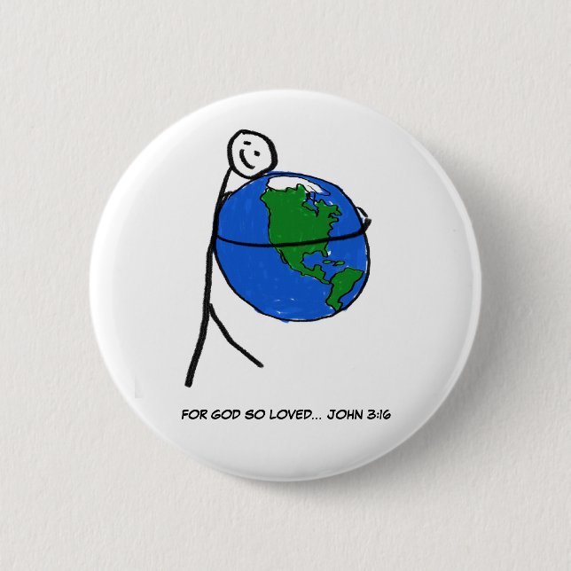 So-Geliebter Knopf Button (Vorderseite)