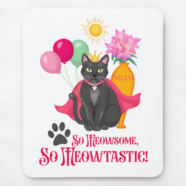 So gemein, so Meowtastisch! Mousepad (Vorne)