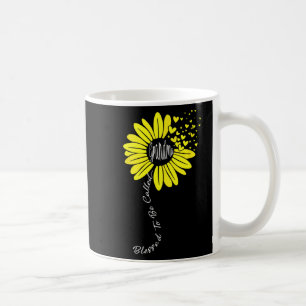 So genannt werden Oma Mütter Tag Sonnenblumen Fami Kaffeetasse