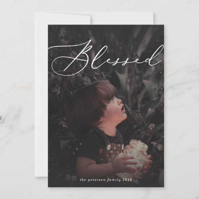 so gesegnet feiertagskarte (Vorderseite)