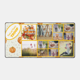 So gesegnet, so dankbar Foto Collage Desk Mat Schreibtischunterlage