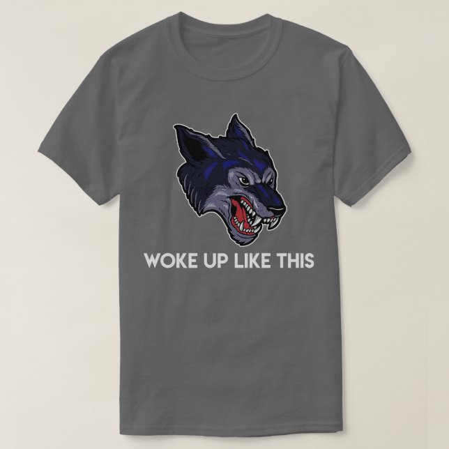 So geweckt wütend Wolf T-Shirt (Design vorne)