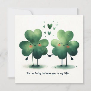 So glücklich, dich in meinem Leben zu haben Feiertagskarte