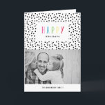 So glücklich | Foto-Grußkarte Feiertagskarte<br><div class="desc">Fotos mit freundlicher Genehmigung von ©Melissa Stallings Fotografie Für weitere Farben und Stile besuchen Sie unseren Shop!</div>