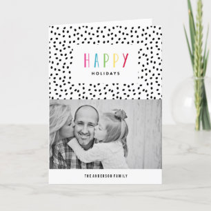 So glücklich   Foto-Grußkarte Feiertagskarte