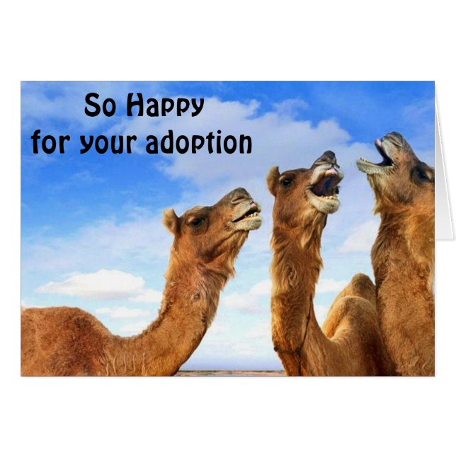 SO GLÜCKLICH FÜR IHRE ADOPTION (Vorderseite (Horizontal))