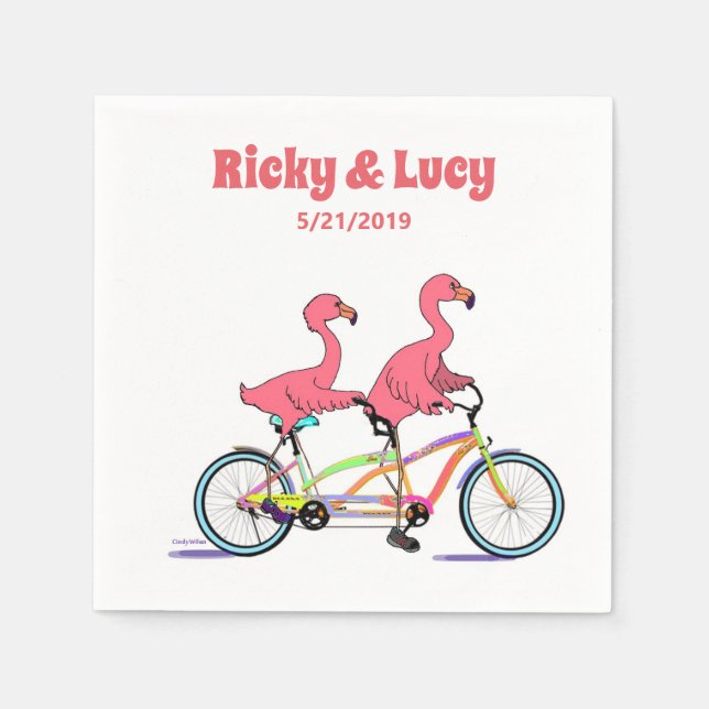 So glücklich zusammen serviette (Vorderseite)