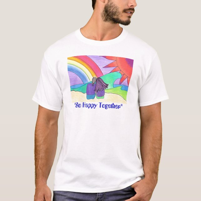 So glücklich zusammen T-Shirt (Vorderseite)