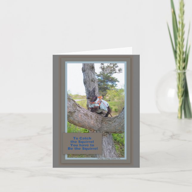 So greifen Sie die Eichhörnchenkarte zu Karte (Vorderseite)
