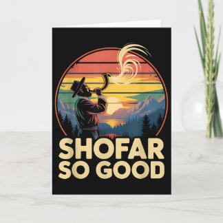 So gut lustiger Rosh Hashanah jüdischer Feiertag S Karte