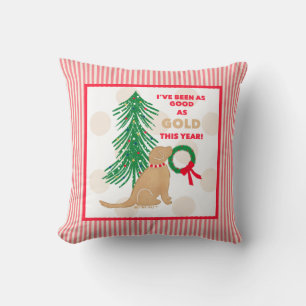So gut wie Gold Hund Weihnachtskissen Kissen