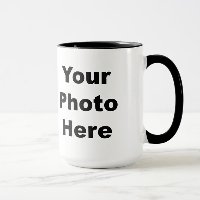 So gut wie Gold Personalisiert Ringer Kaffee Tasse (Rechts)