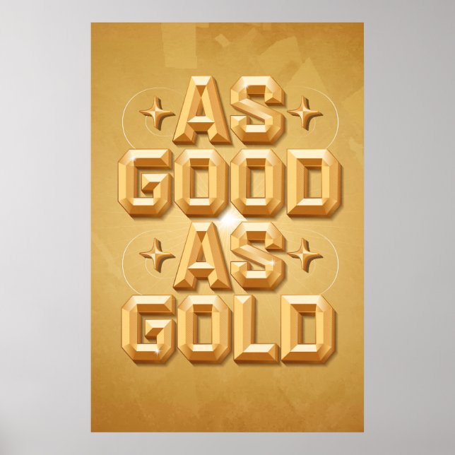 So gut wie Gold Poster (24x36) (Vorne)