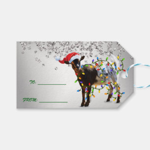 So gute Weihnachtsziege Geschenketiketten Geschenkanhänger
