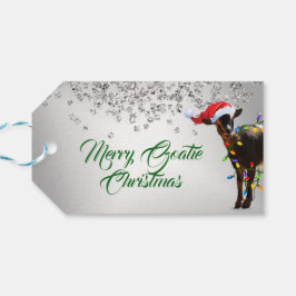 So gute Weihnachtsziege Geschenketiketten Geschenkanhänger