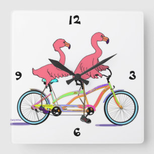 So Happy Together Quadratische Wanduhr