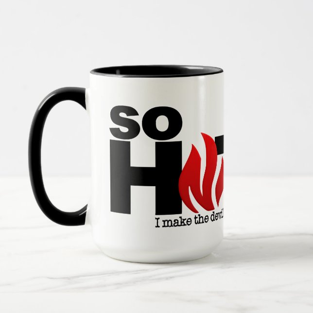 So heiße individuelle Name-Tasse Tasse (Links)