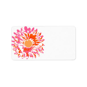 So Hübsch Spring Blume Baby Naming Adressaufkleber