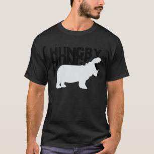 So Hungry Hippo T-schreits Funny Niedlich Hippopot T-Shirt