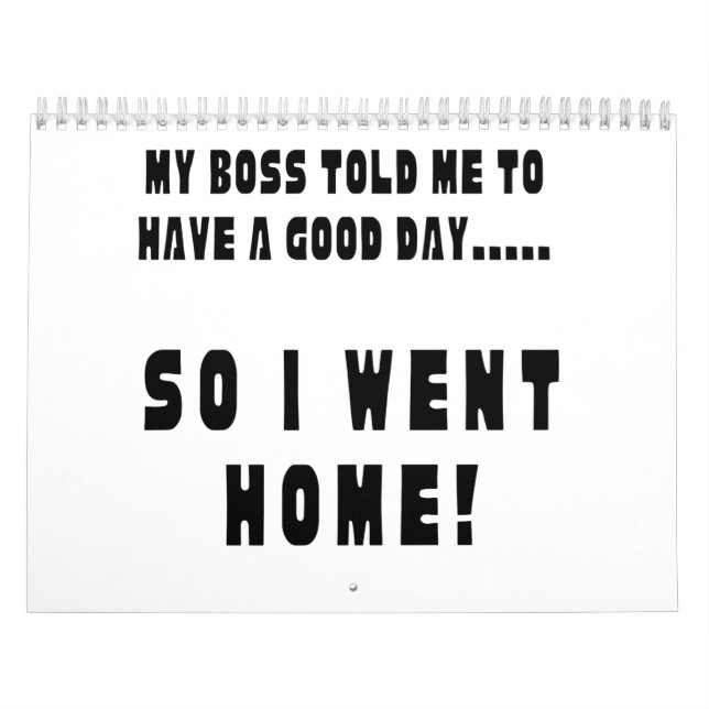 So I Went Home Kalender (Titelbild)