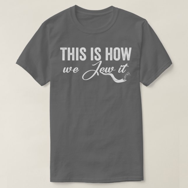 So jüdisch wir es 2 T-Shirt (Design vorne)