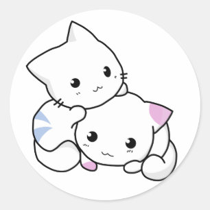 So Kawaii Runder Aufkleber