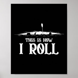 So kayaking bin ich poster