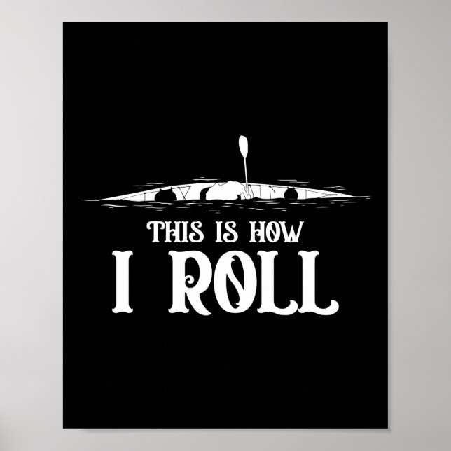 So kayaking bin ich poster (Vorne)