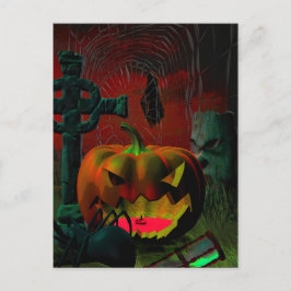 So kommt etwas Spooky Postkarte