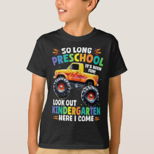 So lang Preschool Abschluss Monster Truck T-Shirt