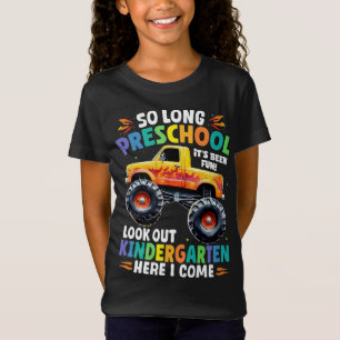 So lang Preschool Abschluss Monster Truck T-Shirt