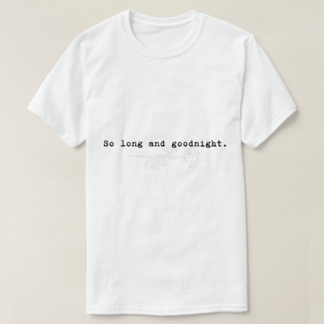 So lang und gut - meine Chem-Texte T-Shirt (Design vorne)
