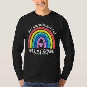 SO LANGE 1. GRADE HELLO 2. GRADE Lehrerin Student T-Shirt