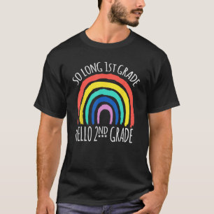 SO LANGE 1. GRADE HELLO 2. GRADE Lehrerin Student T-Shirt
