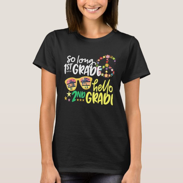 SO LANGE 1. GRADE HELLO 2. GRADE Lehrerin Student T-Shirt (Vorderseite)