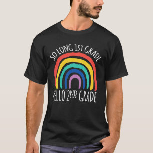 SO LANGE 1. GRADE HELLO 2. GRADE Lehrerin Student T-Shirt