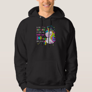 So lange 1. Klasse Ausblick 2. Klasse hier komme i Hoodie