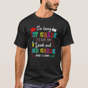 So lange 1. Klasse Ausblick 2. Klasse hier komme i T-Shirt