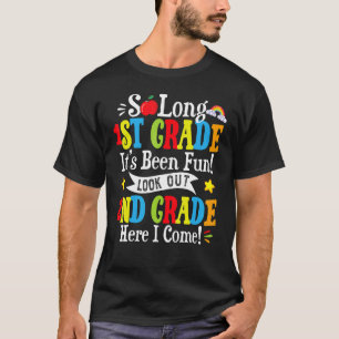 So lange 1. Klasse Ausblick 2. Klasse hier komme i T-Shirt