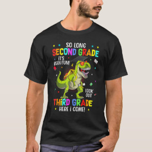 So lange 2. Klasse Ausblick 3. Klasse Rex Kids Gra T-Shirt