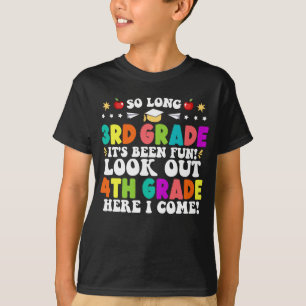 So lange 3. Klasse Ausblick 4. Klasse hier komme i T-Shirt