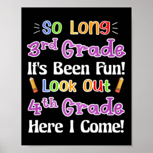 So lange 3. Klasse es war Spaß Aussehen 4. Klasse Poster