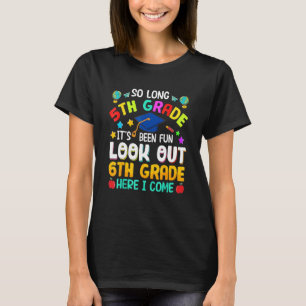 So lange 5. Klasse Ausblick 6. Klasse hier komme i T-Shirt