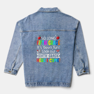 So lange die fünfte Klasse war es Spaß auszusuchen Jeansjacke