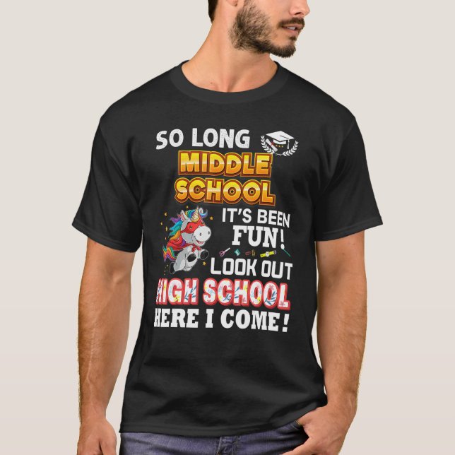 So lange die Mittelschule schaut hoch, ich komme n T-Shirt (Vorderseite)