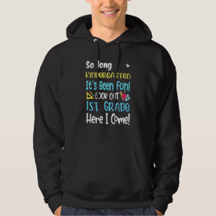 So lange Kindergarten Ausblick auf die 1. Klasse L Hoodie
