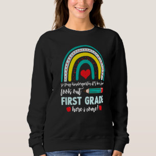So lange Kindergarten hier komme ich 1 Grad Regenb Sweatshirt