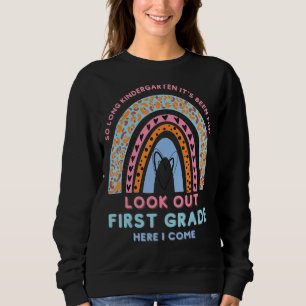 So lange Kindergarten hier komme ich 1 Grad Regenb Sweatshirt